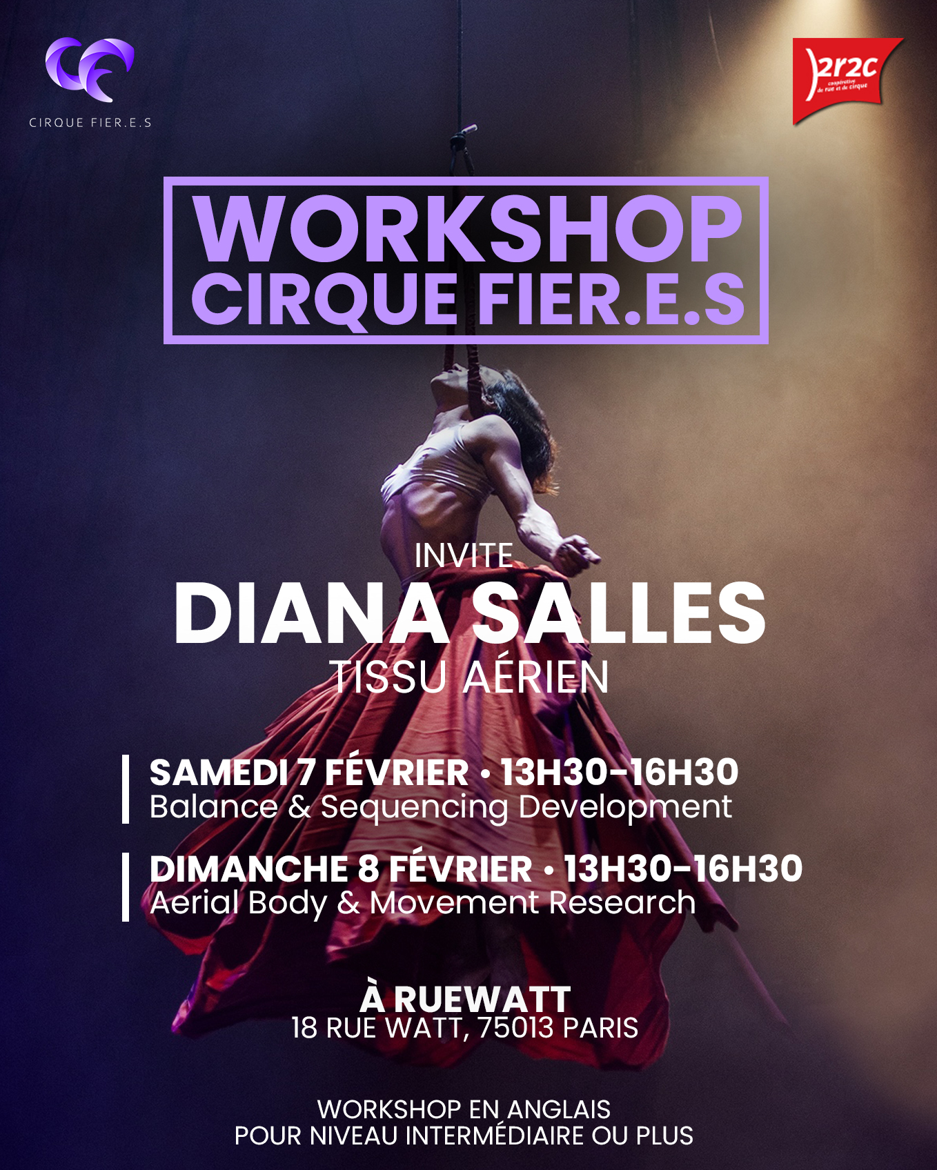 Workshop Cirque Fier.e.s : Diana Salles