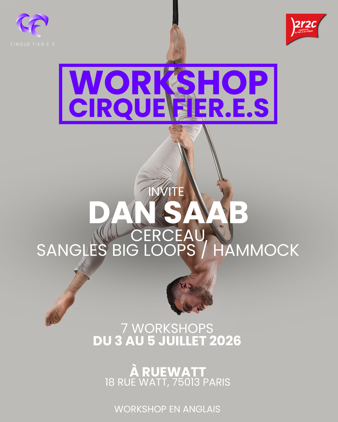 Workshop Cirque Fier.e.s : Dan Saab
